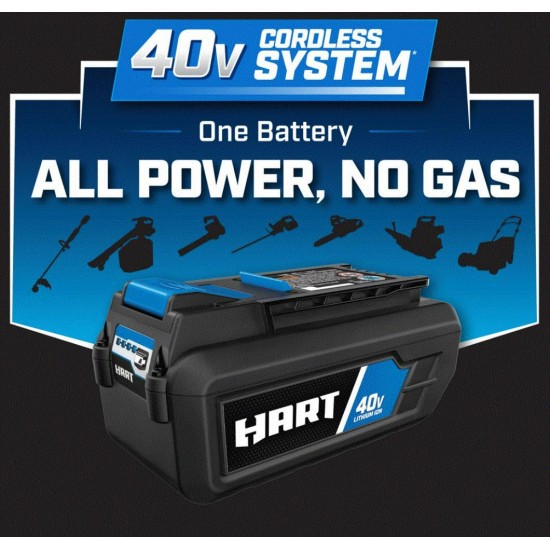 40-Volt Cordless Brushless 20-inch Push Mower Kit, 5.0Ah Lithium-Ion Battery