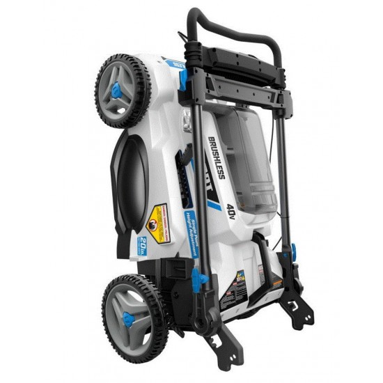 40-Volt Cordless Brushless 20-inch Push Mower Kit, 5.0Ah Lithium-Ion Battery