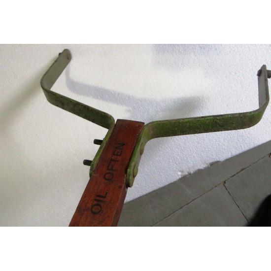 ANTIQUE LAWN MOWER GARDEN PUSH CUTTER MACHINE FOLBATE REAL CI wheel  ENGLAND #