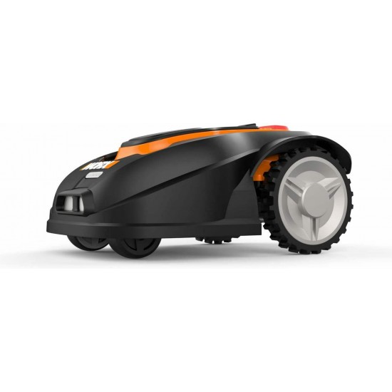 WORX WG794 Landroid Pre-Programmed Robotic Lawn Mower with Rain Sensor and Safet