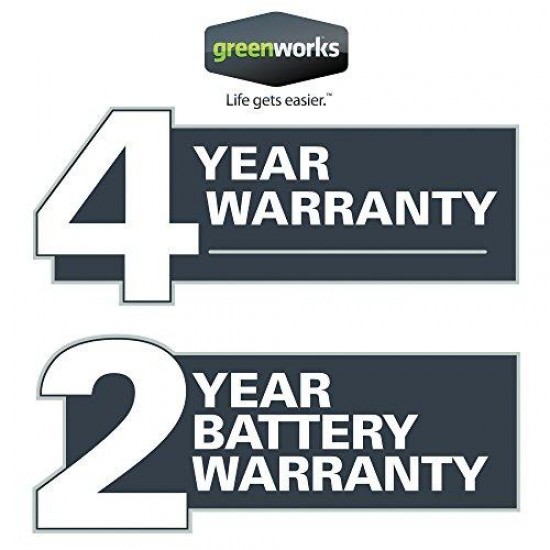 Greenworks 16-Inch 40V Cordless Lawn Mower, 4.0 AH Battery Included 25322