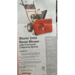 Troy-Bilt Storm 2410 24-in 2-stage Snow Blower Electric Start slightly used