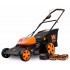 WEN 40439 40V Max Li-ion 19-Inch 3-in-1 Lawn Mower with Two Batteries & Charger