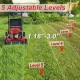 3 In 1 Gas Push Lawn Mower 21 Inch 170cc Five Position Height Adjustment