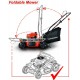 3 In 1 Gas Push Lawn Mower 21 Inch 170cc Five Position Height Adjustment