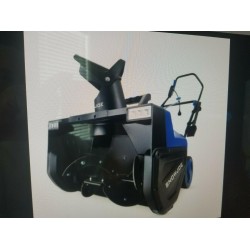 全新雪 Joe sj627e 电动单级雪投掷器 ， 22 英寸 ， 15 安培的马达