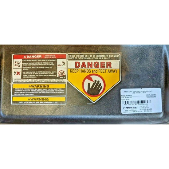 USED Troy-Bilt TB160  Walk-Behind Mower #169811-1