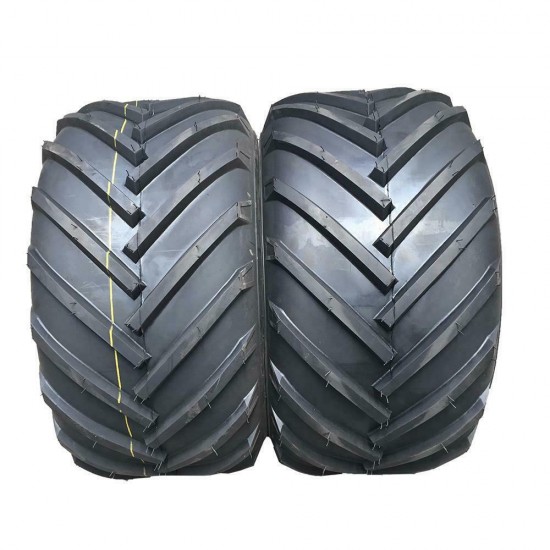 Set of Two 24x12-12 Lawn Mower Turf Tires Tubeless 4PR P328 Max load:1710Lbs