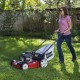 22 in. honda high wheel variable speed gas walk behind self propelled lawn mow