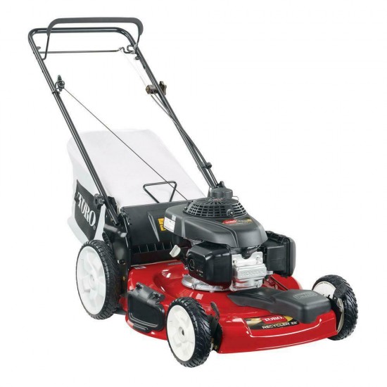 22 in. honda high wheel variable speed gas walk behind self propelled lawn mow