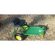 EXTREMELY RARE MADE IN USA JOHN DEERE 2 WHEEL SULKY (SIT-ON) W/NEW TIRES & PAINT