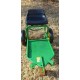 EXTREMELY RARE MADE IN USA JOHN DEERE 2 WHEEL SULKY (SIT-ON) W/NEW TIRES & PAINT