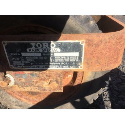 Antique Lawn Mower With Sulky Toro Park Special Ride On Reel 1930 S Rare Farm Eq