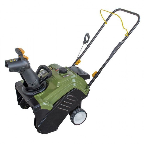 Single Stage Gas Snow Blower Recoil Start Wheel Drive Rust Resistant 18 Inch