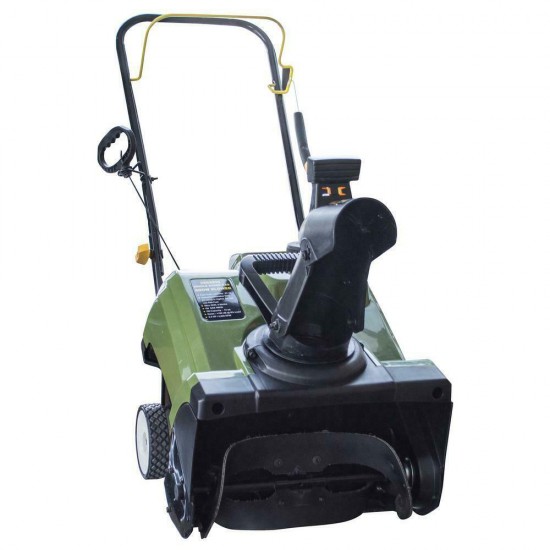 Single Stage Gas Snow Blower Recoil Start Wheel Drive Rust Resistant 18 Inch