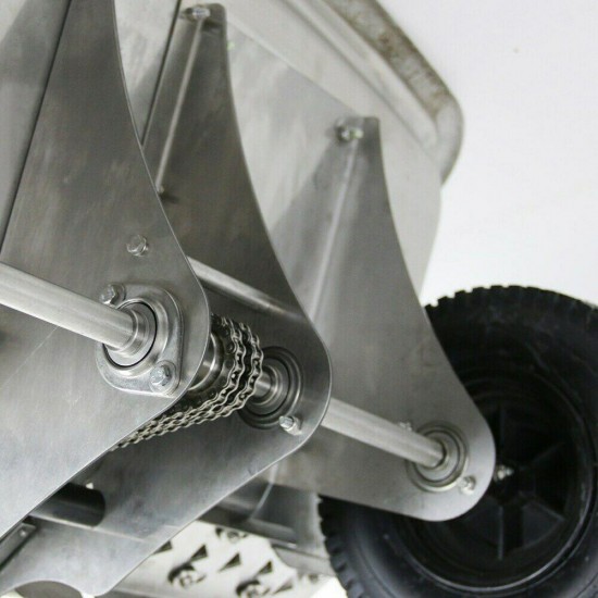 Chapin 8500b - 200 LB Professional Stainless Steel Rock Salt Drop Spreader