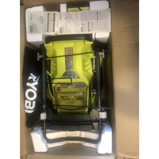 RYOBI 40v Lithium Battery Lawn Mower With 2.6Ah Battery. Open Box. (RY40108)