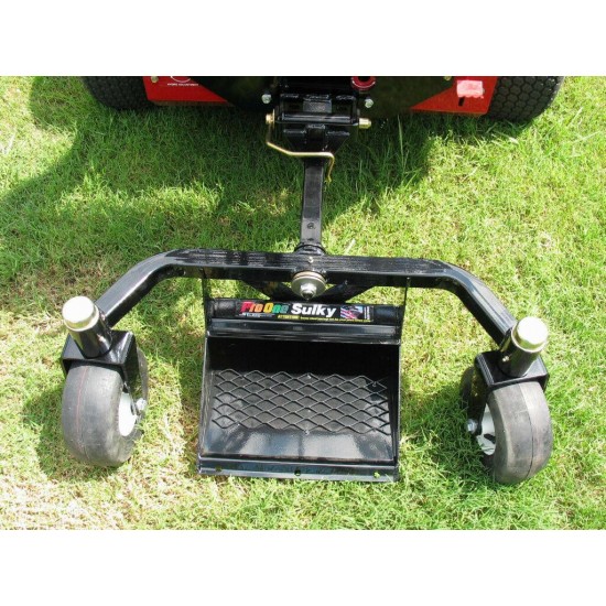 BLACK Pro Sulky, Flat Free tires, (PS2003)  swivel wheel mower sulky