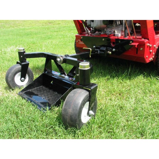 BLACK Pro Sulky, Flat Free tires, (PS2003)  swivel wheel mower sulky