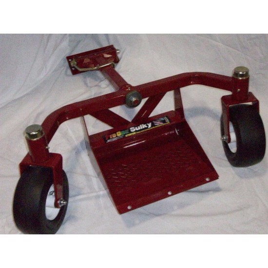 BLACK Pro Sulky, Flat Free tires, (PS2003)  swivel wheel mower sulky