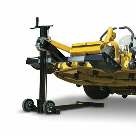 MoJack UPC Flat Folding 500lb Capacity Riding Lawn Tractor Mower Lift Jack, MJXT