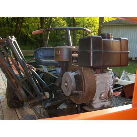 VINTAGE NATIONAL REEL MOWER, LAWN AND GARDEN TRACTOR