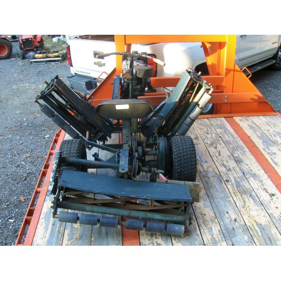 VINTAGE NATIONAL REEL MOWER, LAWN AND GARDEN TRACTOR