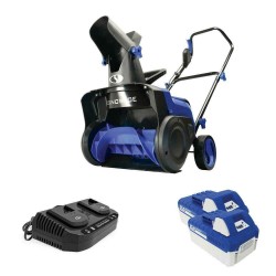 Electric Snow Blower Kit 15 in. 48-Volt with 2 x 4.0 Ah Batteries and Charger