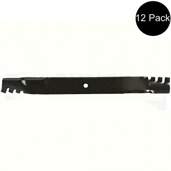 12 Pack Toothed Mulching Mower Blades for SCAG 72