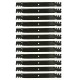 12 Pack Toothed Mulching Mower Blades for SCAG 72