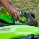 Greenworks 19-Inch 40V Brushless Cordless Lawn Mower, 4.0 AH & 2.0 AH Batteries