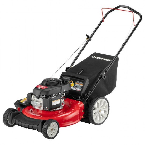 21 in. 160 cc Honda Gas Walk Behind Push Mower with High Rear Wheels and 3-in-1