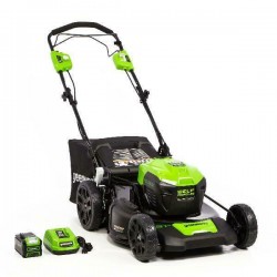 Greenworks 21-Inch 40V Self Propelled Mower 5Ah Battery and Quick Charger