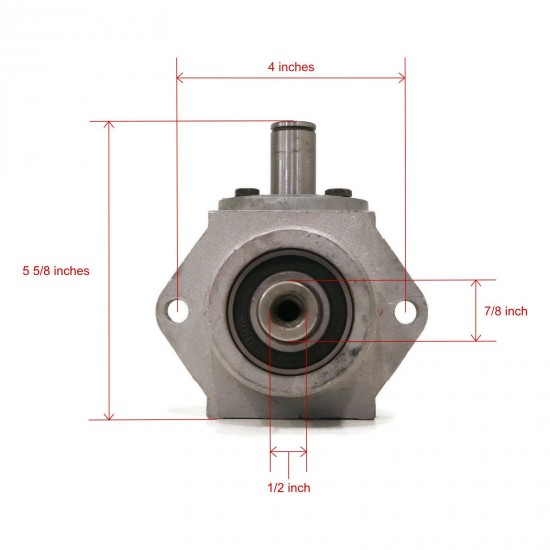 Grasshopper Right Angle CCW Gearbox for 1996-2003 Front Mount 9552, 9561 Decks