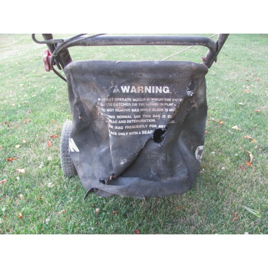 Craftsman Push Lawn Mower with 5.5 HP Honda Engine - Rear Bag needs repair