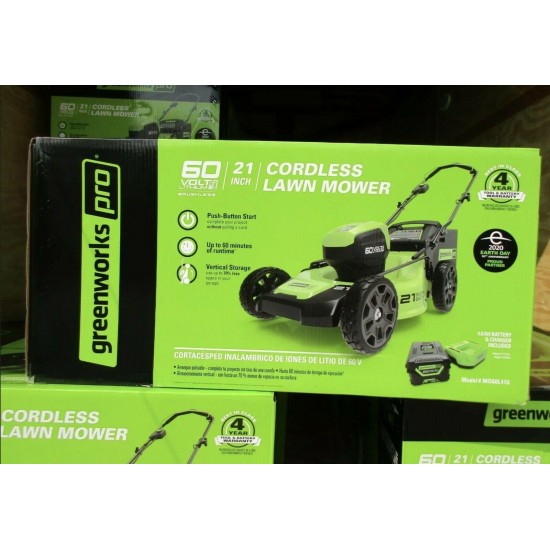 Greenworks Pro 60V Lithium Ion Push 21