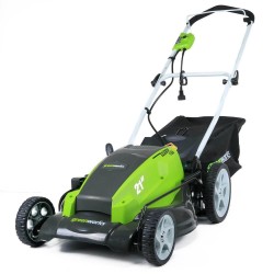 Greenworks 13 Amp 21 Inch Corded Lawn Mower Auto Oiler | 25112 (Refurbished)