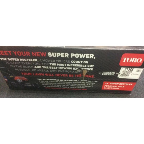Toro21” Super Recycler Personal Pace Lawn Mower With Smartstow 21386