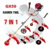 Gx50 brush cutter 7 in 1 lawn mower outdoor yard pruner hedge trimmer saw chain