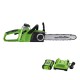 14”  Brushless cordless Chain Saw 4.0AH With 40V Max Lithium-Ion Battery