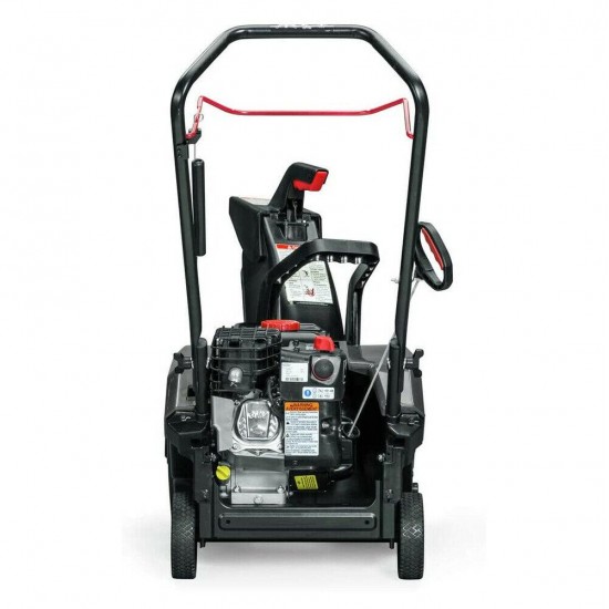 Briggs & Stratton 127cc 气体单级雪投掷器鼓风机 ， 18 英寸 (打开盒子)