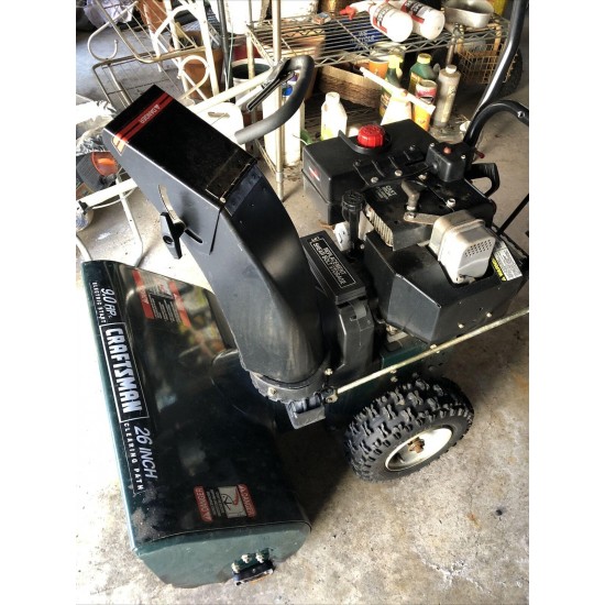 Craftsman 吹雪机，二手，良好的工作状态。 9 HP 26 英寸。电启动