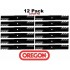 12 Pack Oregon 396-726 G6 Gator Mulcher Mower Blade for Scag 482878 48185 481711