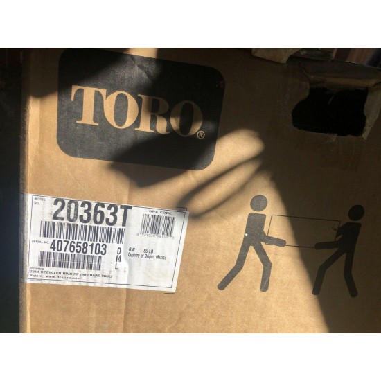 Toro Self-Propelled Lawn Mower 60-Volt Rear-Wheel Cordless Battery Blades Bag