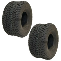 2 Turf Tires 20x10x8 Super Turf 4 Ply Tubeless for Lawn Mower Tractor (160-421