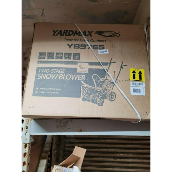 Yardmax yb5765 两阶段吹雪机 ， 6.5 匹 ， 196cc，当天发货 ！ ！ ！ ！
