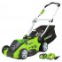 Electric Cordless Lawn Mower Battery Powered Operated Best 40V Mowers Greenworks