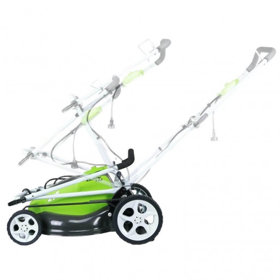 Greenworks 13 Amp 21 Inch Corded Lawn Mower with Automatic Oiler, Green | 25112