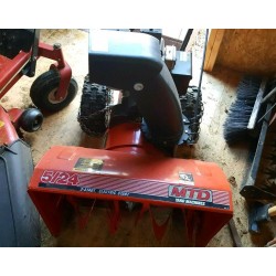 used 2 stage snow blower, MTD, electric start, 5/24
