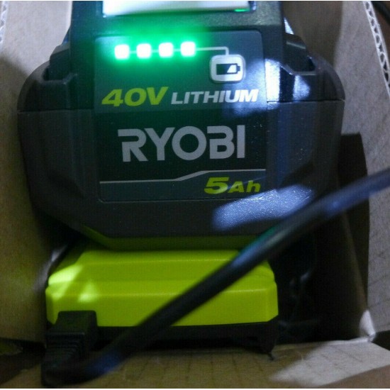 全新 RYOBI 20 in。 40-Volt 无刷无绳电动吹雪机 ry40805